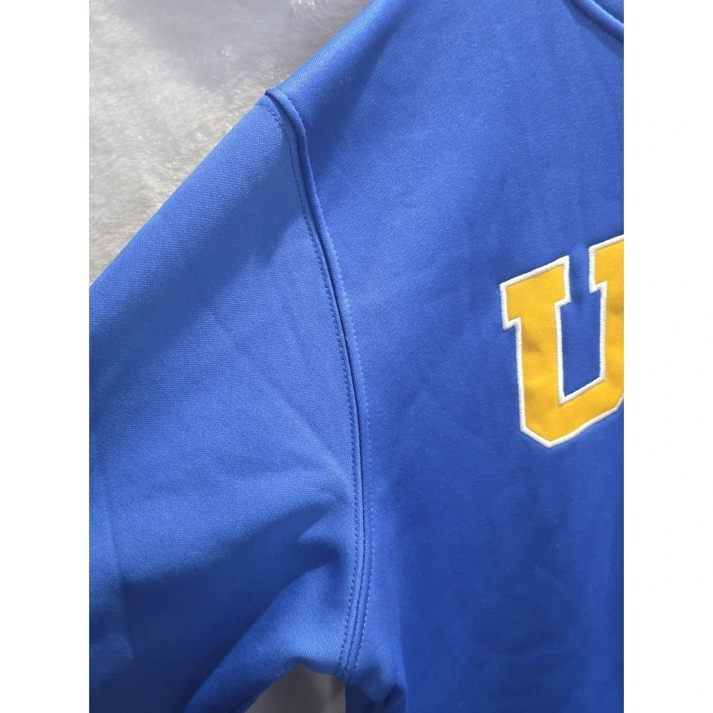New UCLA Bruins Performance Hoodie Men  Blue Home College Football Zip Pocket M